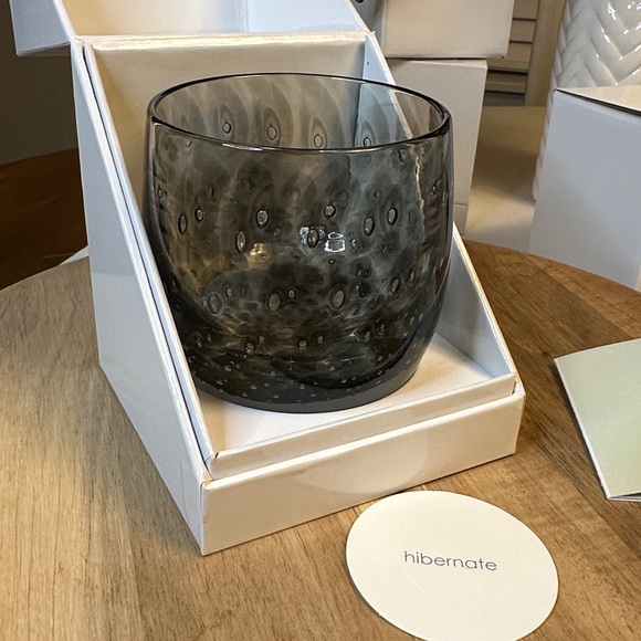 Glassybaby “hibernate” Smokey Black Triskelion - Picture 3 of 9